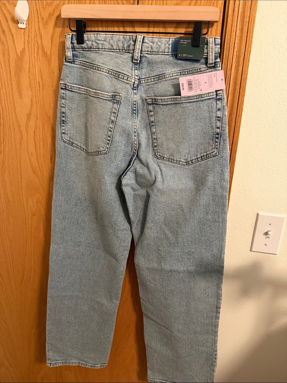 Target Light Blue 90s Relaxed Straight Jeans - Picture 3 of 3